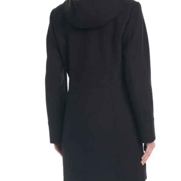 Vince Camuto Ladies' Hooded Full-Zip Jacket Black - Picture 4 of 5